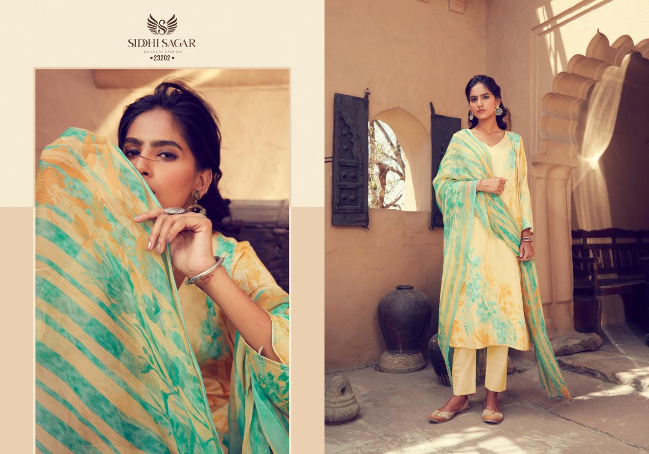 yukta sidhi sagar Latest Fancy Designer Printed Pure Cotton dress materials 